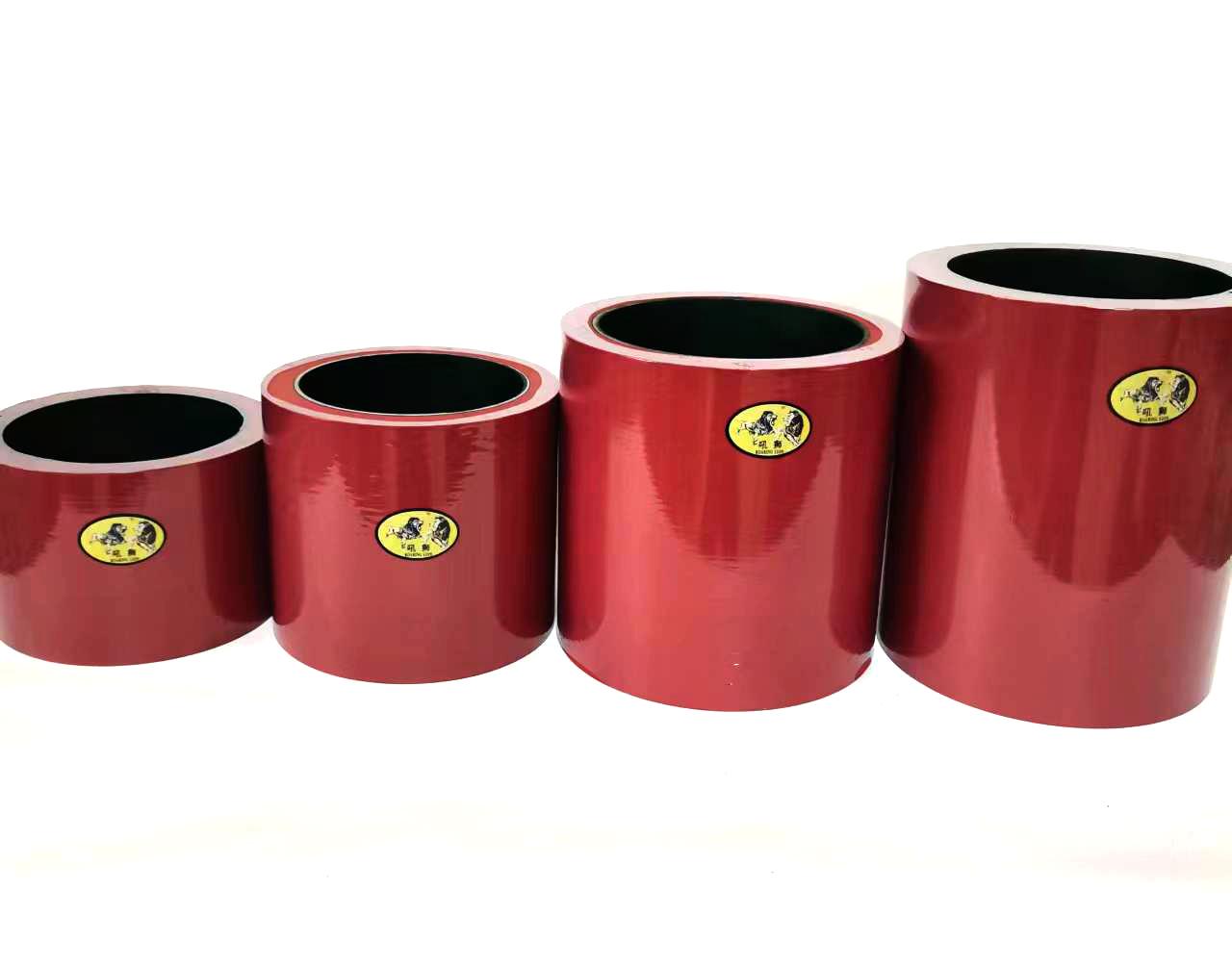 Iron core high wear-resistant rubber roller