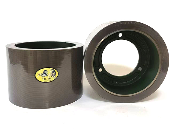 6-inch iron core rubber roller